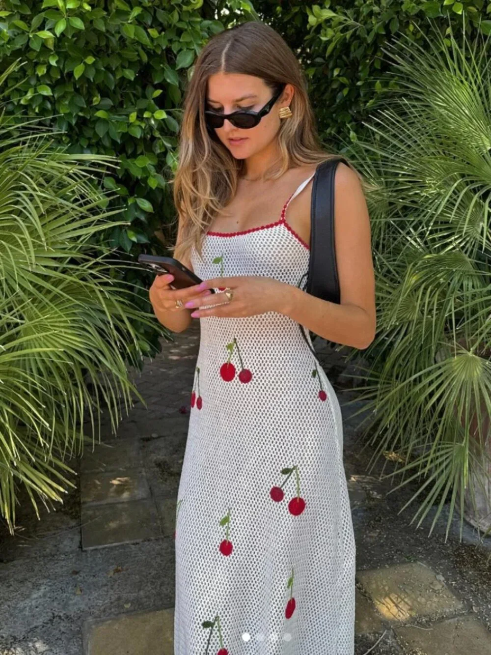 edikted cut out dress Ribbed Cupped Maxi - Black Cut out detailing Womens_10Jun Size:47 EU - 14 US SHEIN EZwear Brown Polka
